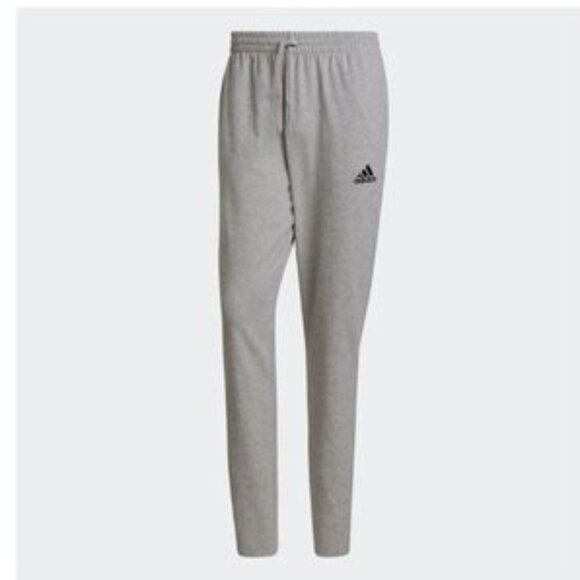 Adidas Mens Heather Gray Jersey Joggers Light Weight Size Large - Picture 1 of 14